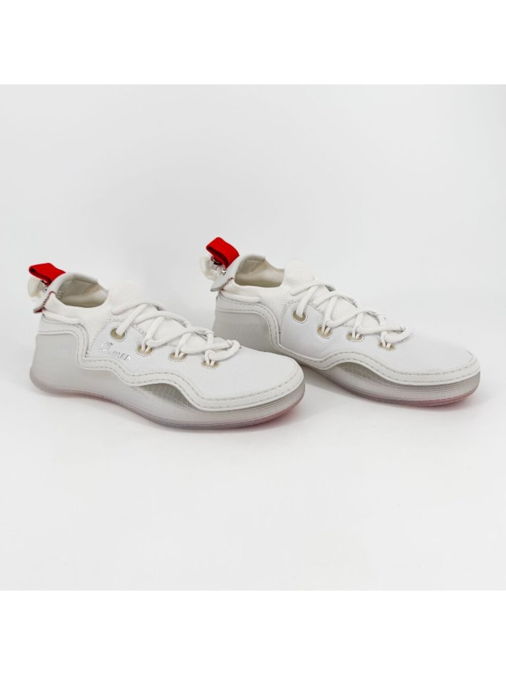 Christian Louboutin Arpoador Donna Sneakers White Leather Size 39.5 US 9.5 Women
